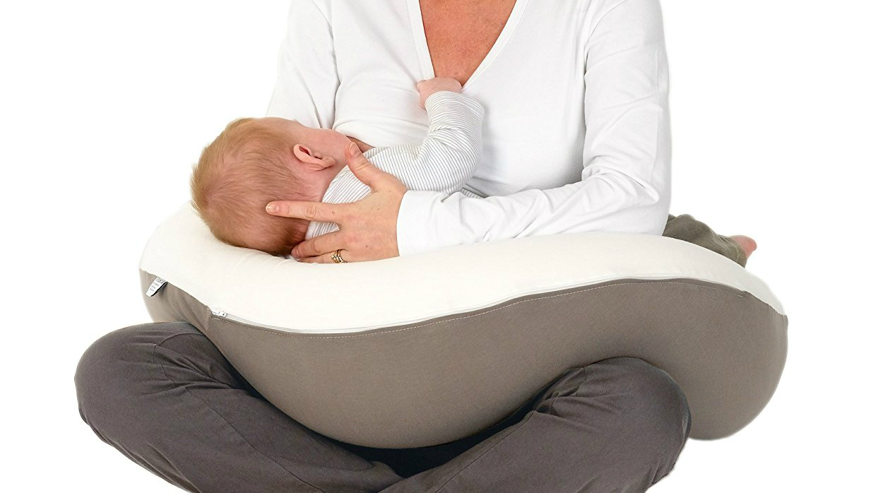 GRIGIO riferimento Classics Top Motherhood Bio Cuscino allattamento con riempimento KAPOK incl 