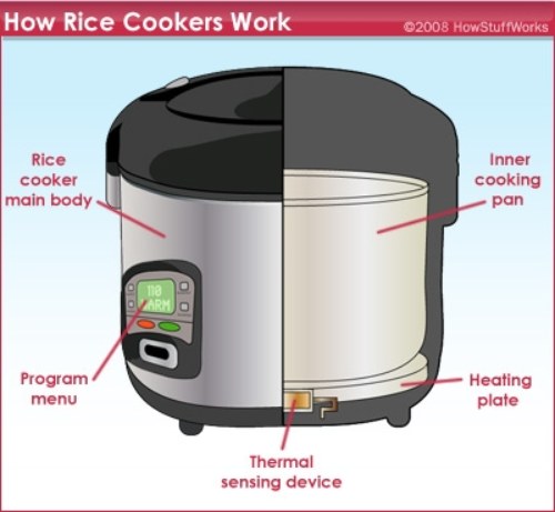 how rice cooker work